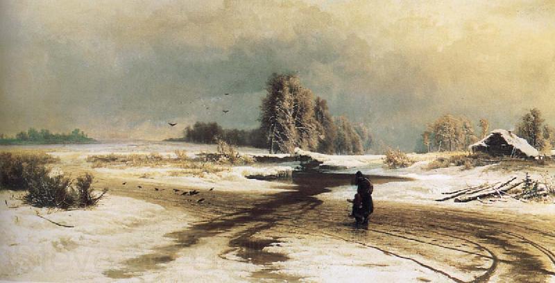 unknow artist The Thaw Norge oil painting art